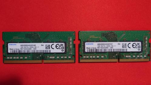 32GB (2x16GB) Samsung DDR4-3200 RAM, Computers en Software, RAM geheugen, Gebruikt, Laptop, 32 GB, DDR4, Ophalen of Verzenden