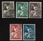 Nederland NVPH 449-453 gestempeld, Postzegels en Munten, Postzegels | Nederland, Verzenden, Na 1940, Gestempeld