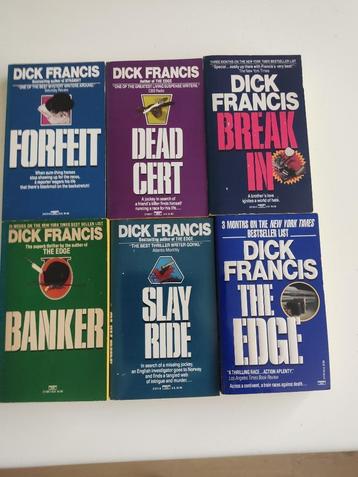 Dick Francis, engels geschreven beschikbaar voor biedingen