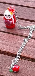 Ketting met Babushka, Ophalen of Verzenden, Zo goed als nieuw, Zilver, Overige materialen