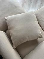 Ektorp 2-zitsbank beige + hocker met opbergruimte, Ophalen, Gebruikt, Beige, Rechthoekig
