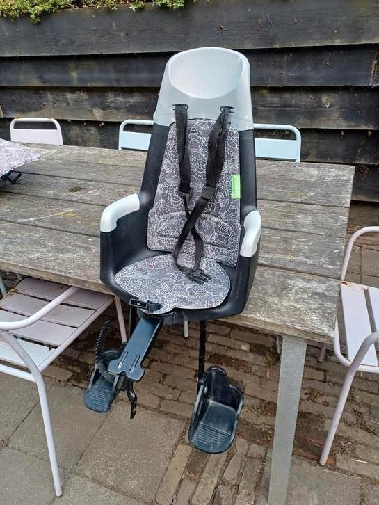 Bobike voor- en achterzitje incl bevestging, Fietsen en Brommers, Fietsaccessoires | Fietsstoeltjes, Gebruikt, Ophalen