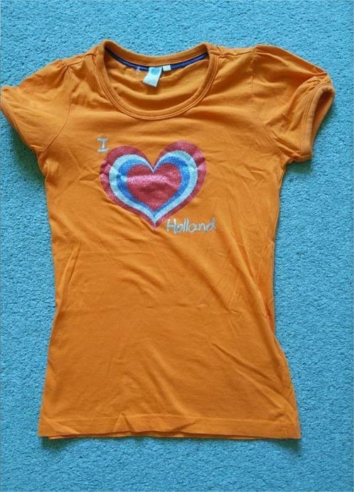 Oranje shirt diva girls maat 140 i love holland oranje, Kinderen en Baby's, Kinderkleding | Maat 140, Nieuw, Meisje, Shirt of Longsleeve