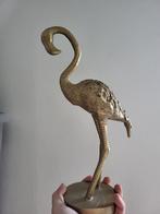 Flamingo beeldje goud, Ophalen of Verzenden