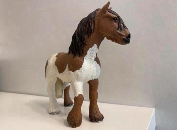 Schleich Exclusive Tinker Hengst met Vaan ~ 72053, Verzamelen, Dierenverzamelingen, Zo goed als nieuw, Beeldje of Figuurtje, Paard