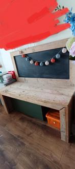 Steigerhouten Speeltafel met Krijtbord, Ophalen, Tafel(s)