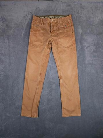 PME Legend Broek Aviator W33 L34 Bruin Pall Mall Jeans beschikbaar voor biedingen