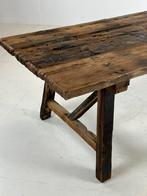 Kloostertafel eettafel robuust 240cm, Antiek en Kunst, Ophalen