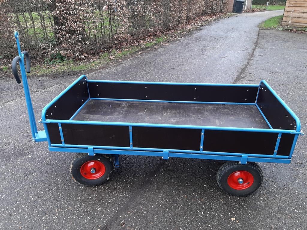 Handtrekwagen, Doe-het-zelf en Verbouw, Transportwagens, Zo goed als nieuw, Transportkar, 100 liter of meer, Ophalen of Verzenden