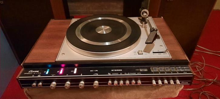 Te koop luxor dirigent 2x17G platenspeler defect ✅️, Audio, Tv en Foto, Platenspelers, Overige merken, Ophalen