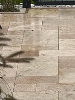 Tegels  - travertin - 5,5m2, Tuin en Terras, Ophalen, Zo goed als nieuw, Hout