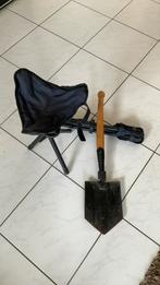 Bivakschep (opvouwbaar) + 2 driepoots stoeltjes, Ophalen, Zo goed als nieuw