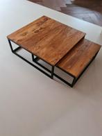 Salontafel | set van 2, Huis en Inrichting, Tafels | Salontafels, 50 tot 100 cm, Minder dan 50 cm, Gebruikt, Rechthoekig