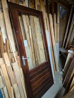 Buitendeur hardhout, Ophalen, Gebruikt, 80 tot 100 cm, Buitendeur