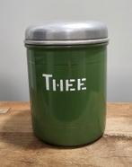 OUDE BROCANTE EMAILLE VOORRAADBUS, Ophalen of Verzenden