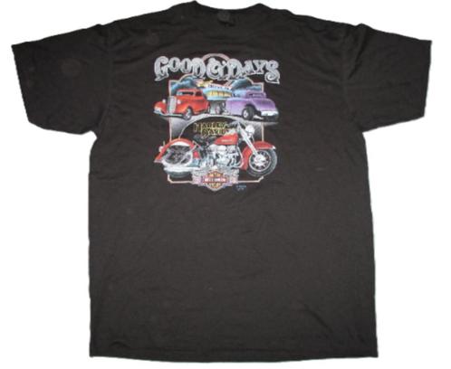 Vintage Harley Davidson t-shirt Good Old Days Harley, Hot ro, Kleding | Heren, T-shirts, Nieuw, Maat 56/58 (XL), Zwart, Ophalen