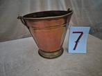 Antiek koperen Emmer, Verzenden, Koper