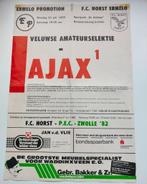 Veluws Amateurselectie-AJAX Grote poster Pec Zwolle FC Horst, Verzenden, Gebruikt, Ajax, Poster, Plaatje of Sticker