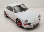 Porsche 911 Carrera RS 1973 Wit / Rood 1-18 Welly, Hobby en Vrije tijd, Modelauto's | 1:18, Nieuw, Welly, Ophalen of Verzenden