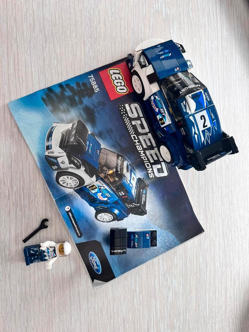 Lego Speed Champions 75885 Ford Fiesta WRC 98% compleet, Kinderen en Baby's, Speelgoed | Duplo en Lego, Gebruikt, Lego, Ophalen of Verzenden