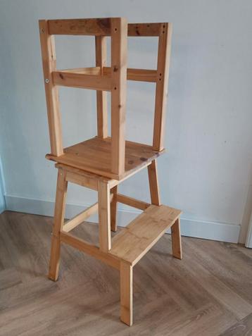 Leertoren hout ikea hack beschikbaar voor biedingen