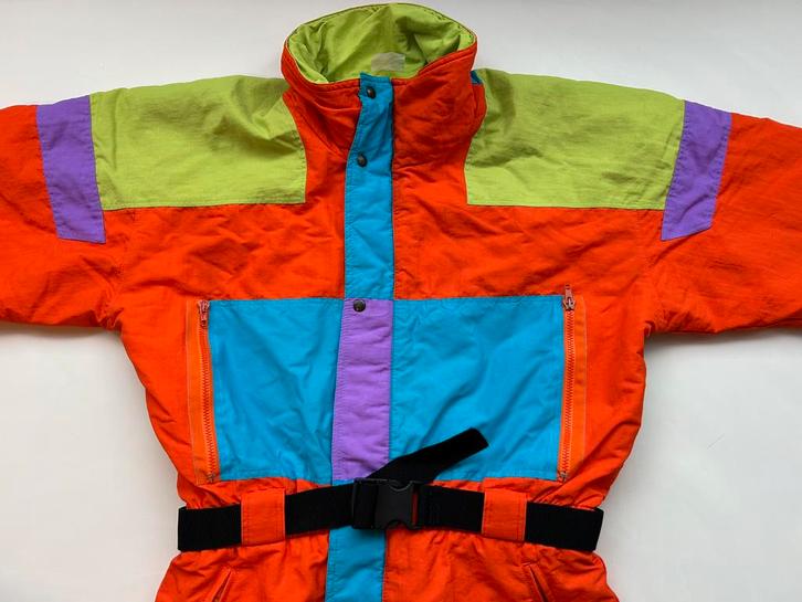 Retro Vintage Fout Skipak mt.M 50, Kleding | Heren, Wintersportkleding, Zo goed als nieuw, Pak, Maat 48/50 (M), Ophalen of Verzenden