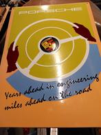 Super mooi groot emaile bord Porsche  51 x37 cm is de laatst, Verzamelen, Merken en Reclamevoorwerpen, Ophalen of Verzenden, Reclamebord