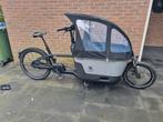 Carqon Cruise E2 500W - Incl. Regenhuif & Alarm, Fietsen en Brommers, Fietsen | Bakfietsen, Gebruikt, Huif, 2 kinderen, Ophalen