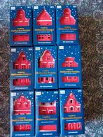 Alle 9 kersthuisjes van de postcodeloterij incl lichtje, Ophalen of Verzenden, Nieuw