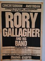 Concertposter Rory Gallagher, Verzenden, Gebruikt, Overige formaten, Poprock