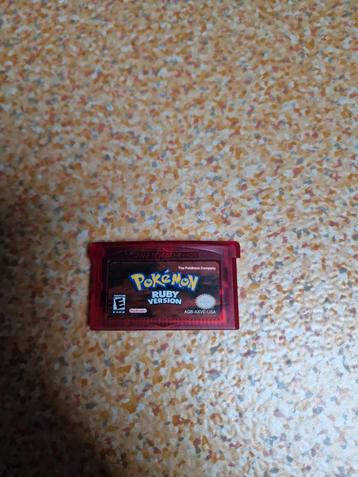 Pokemon Ruby - Gameboy Advance - Losse Game beschikbaar voor biedingen