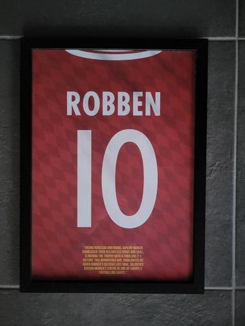 Ingelijste poster, Arjen Robben Bayern München 2012-2013 beschikbaar voor biedingen