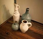 4 decoratieve potten/vazen van Brynxz, Overige kleuren, Ophalen of Verzenden, Minder dan 50 cm, Glas