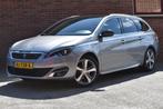 Peugeot 308 SW 1.2 PureTech GT-line '17 LED Pano Clima Navi, Gebruikt, 1199 cc, 1165 kg, Leder en Stof
