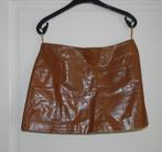 Zigga bruin leren minirokje, maat 38, Kleding | Dames, Verzenden, Maat 38/40 (M), Bruin