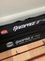 Nieuwe Penn Rampage II Pilk zeehengel, 2.70m en 100-160 gr, Werphengel, Nieuw, Ophalen of Verzenden, Penn