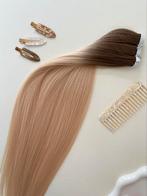 100% VIRGIN HAIR! Invisible tape in weft hair extension, Ophalen of Verzenden, Nieuw, Pruik of Haarverlenging