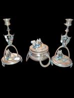 Antiek bronzen inktstel 24 cm hoog. €335., Antiek en Kunst, Ophalen