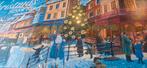 WHS Panorama kerstpuzzel 2004 met goud, Ophalen of Verzenden, 500 t/m 1500 stukjes, Gebruikt, Legpuzzel