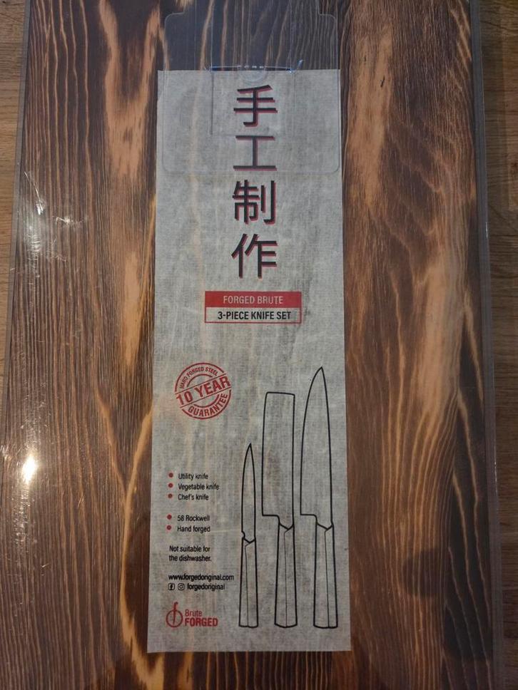 Forged Messen Set - Nieuw in Verpakking, Huis en Inrichting, Keuken | Bestek, Ophalen of Verzenden