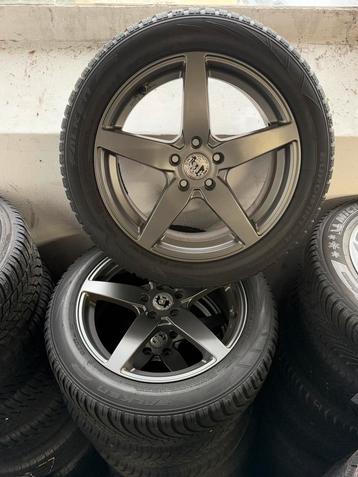 Volkswagen Skoda 18 inch velgen winterbanden 5x112 215-55-18 beschikbaar voor biedingen