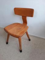 Vintage schoolstoeltje peuterstoel, Ophalen, Gebruikt, Stoel(en)