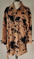 Warme Blouse bruin zwart. "Guts & Gusto" mt. M., Maat 38/40 (M), Bruin, "Guts & Gusto", Ophalen of Verzenden