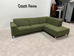 GRATIS LEVERING Z.G.A.N groene hoekbank 275x200 Gereinigd, Huis en Inrichting, Banken | Bankstellen, Ophalen of Verzenden, Zo goed als nieuw