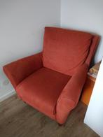 Natuzzi Elora Model 1281 terra cotta fauteuil, Ophalen, Gebruikt, 100 tot 125 cm, 75 tot 100 cm