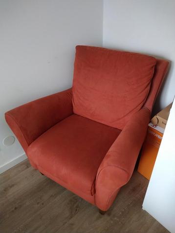 Natuzzi Elora Model 1281 terra cotta fauteuil beschikbaar voor biedingen