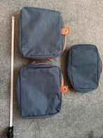 Nordace Siena Packing Cubes - Denim Blue - 3 stuks, Ophalen of Verzenden, Zo goed als nieuw, Blauw, Heer of Dame