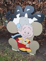 Houten Sarah en Abraham bord, Ophalen, Gebruikt, Versiering, Abraham of Sarah