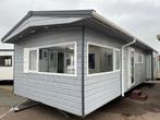 Chalet*11.00x4.00*2slp*dubglas*pannendak*kunstof*wintervast, Caravans en Kamperen, Tot en met 6