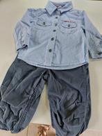 broekje grijs H & M en blauw gestreept bloesje Prénatal, Kinderen en Baby's, Babykleding | Maat 80, Gebruikt, H&M, Ophalen of Verzenden